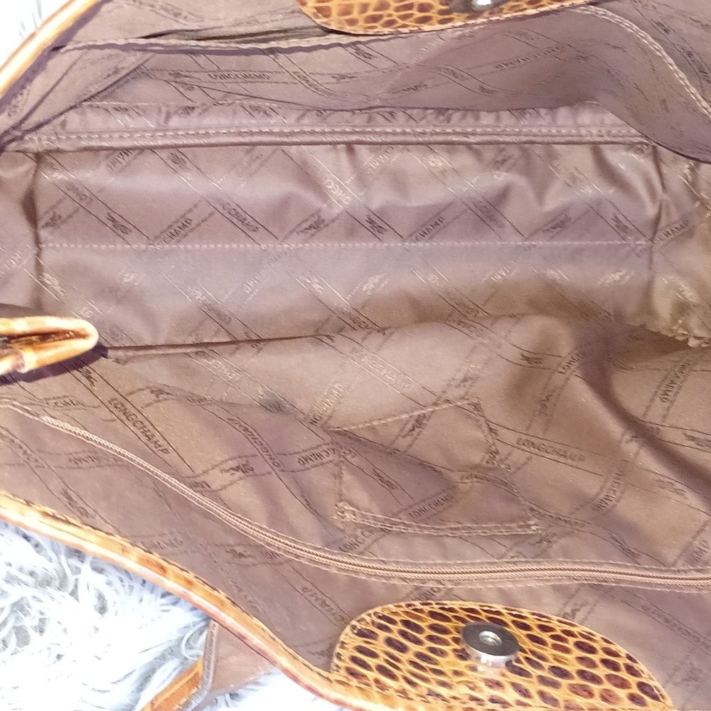 Longchamp Roseau Leather Bag tote - Picture 8 of 14